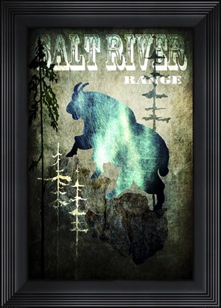 Framed Wind River III Print