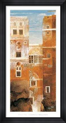 Framed Castello Aragonese Print