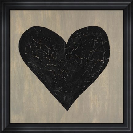 Framed Love Heart Print