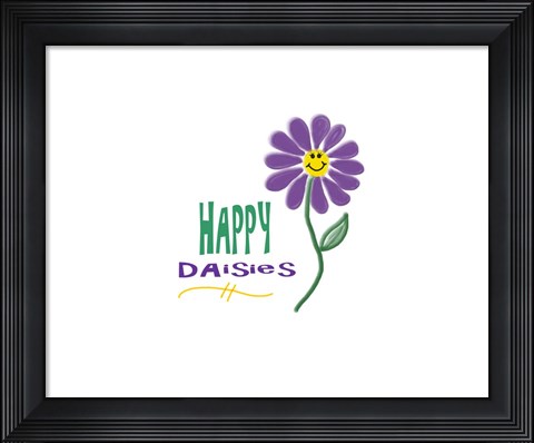 Framed Happy Days Print