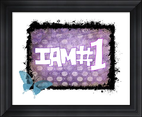 Framed I Am #1 Print