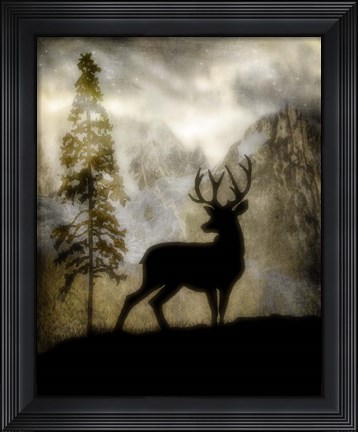 Framed Mystic Deer Print