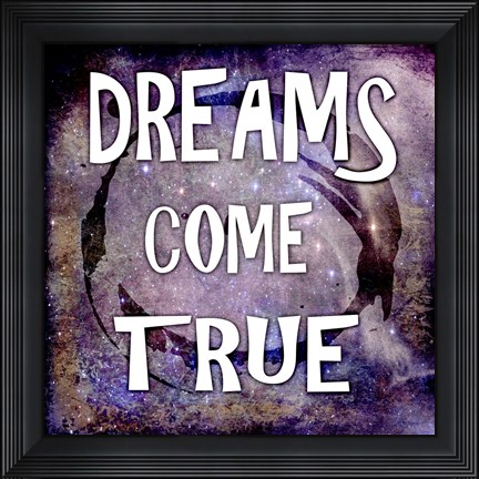 Framed Cosmic - Dreams Come True Print
