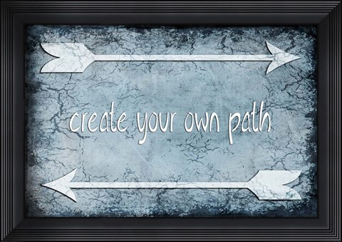 Framed Choose Path Print