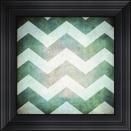 Framed Good Times - Beach Chevron Print