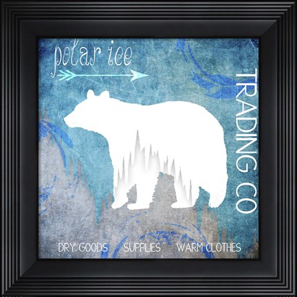 Framed Polar Ice Print