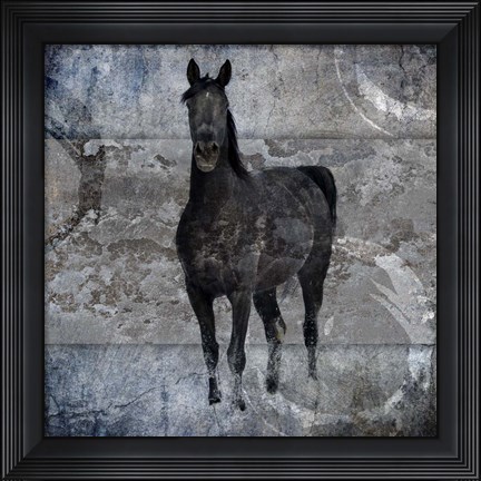 Framed Black Mare 3 Print