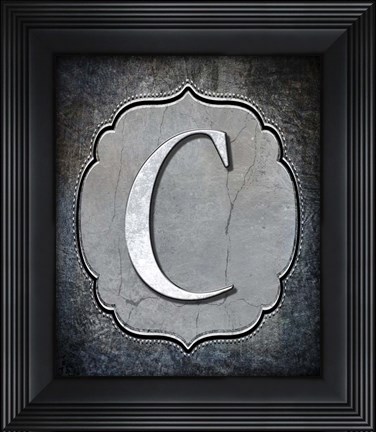Framed Letter C Print