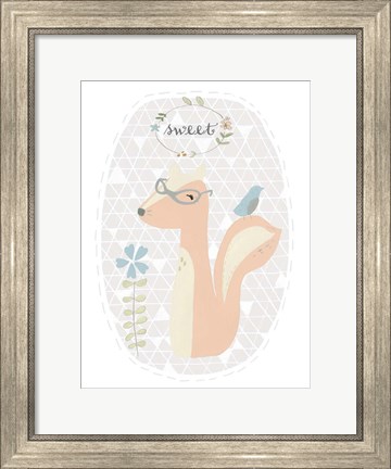 Framed Quirky Forest I Print