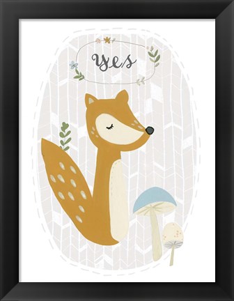 Framed Quirky Forest II Print