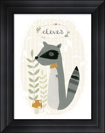 Framed Quirky Forest III Print
