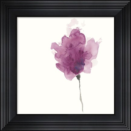 Framed Expressive Blooms I Print