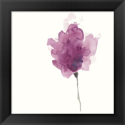 Framed Expressive Blooms I Print