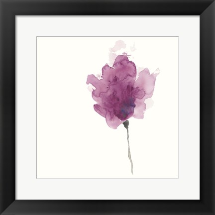 Framed Expressive Blooms I Print