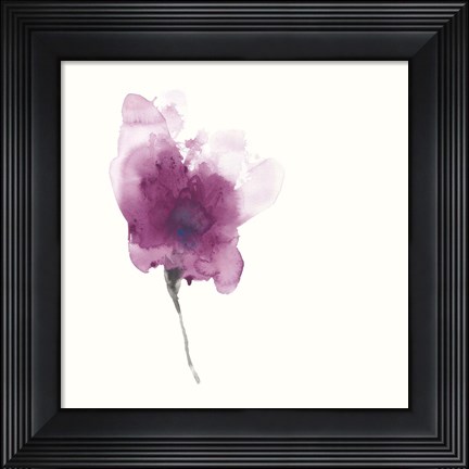 Framed Expressive Blooms II Print