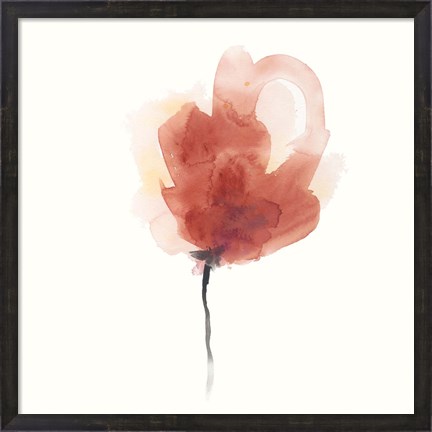 Framed Expressive Blooms III Print