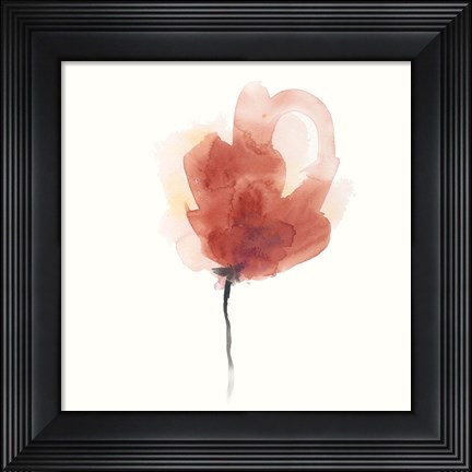 Framed Expressive Blooms III Print
