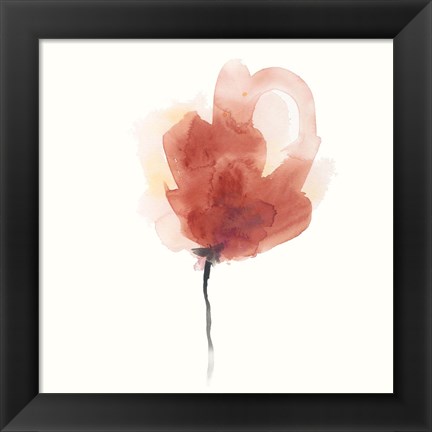 Framed Expressive Blooms III Print