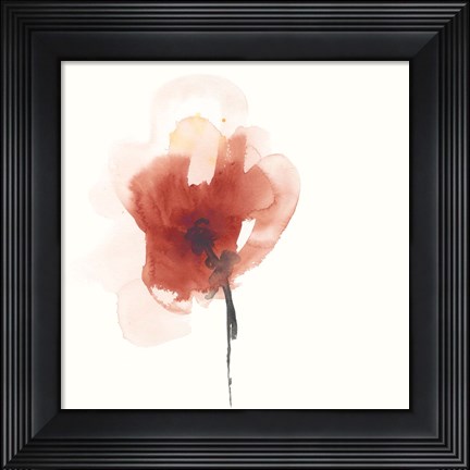 Framed Expressive Blooms IV Print