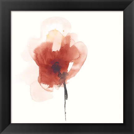 Framed Expressive Blooms IV Print