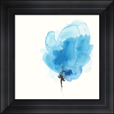 Framed Expressive Blooms VI Print