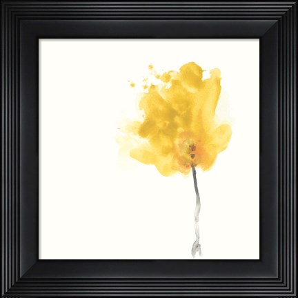 Framed Expressive Blooms VII Print