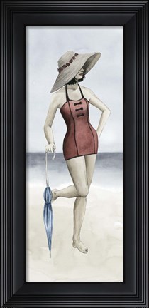 Framed Beach Beauty I Print