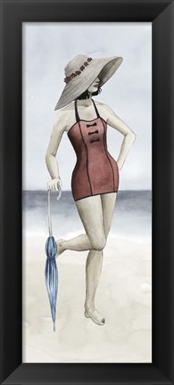 Framed Beach Beauty I Print