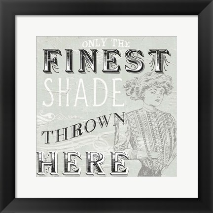 Framed Victorian Snark II Print