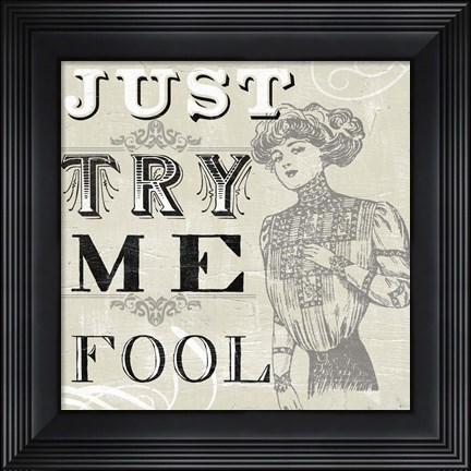 Framed Victorian Snark IV Print