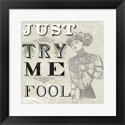 Framed Victorian Snark IV Print