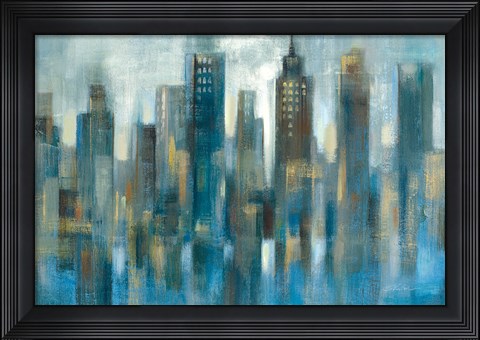 Framed Rhythmic Reflection Light Print