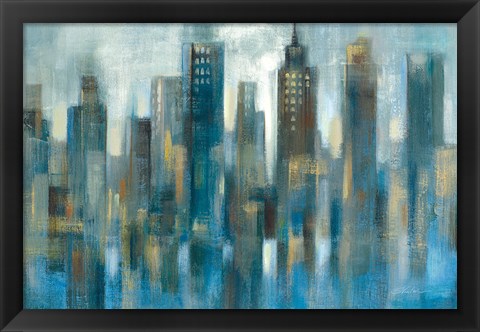 Framed Rhythmic Reflection Light Print