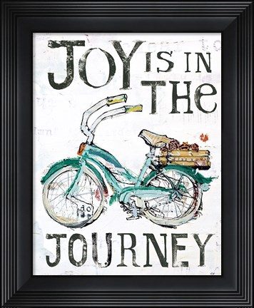 Framed Joy is in the Journey Print