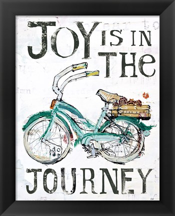 Framed Joy is in the Journey Print