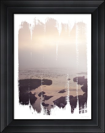 Framed Painted Seaside II Print