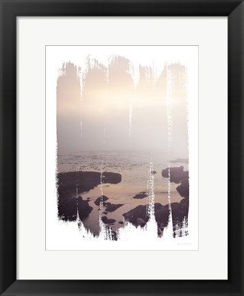 Framed Painted Seaside II Print