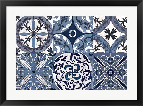 Framed Downtown Oxford Coastlines Print