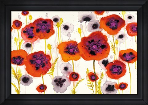 Framed Splash Garden I Print