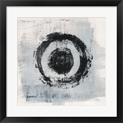 Framed Zen Circle II Crop Print