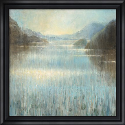 Framed Through the Mist Square Print