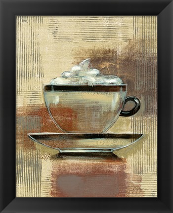 Framed Cafe Classico II Neutral Print