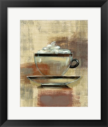 Framed Cafe Classico II Neutral Print