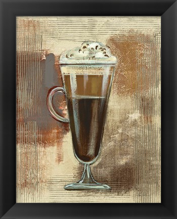 Framed Cafe Classico I Neutral Print