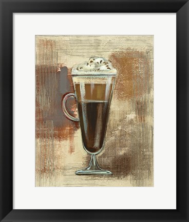 Framed Cafe Classico I Neutral Print