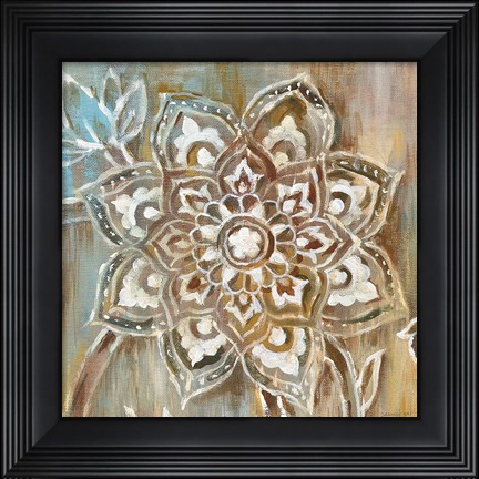 Framed Henna II Print