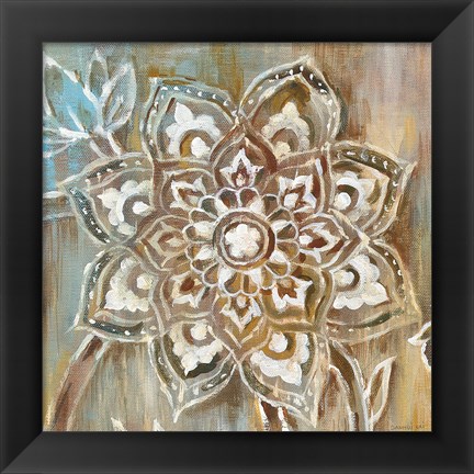 Framed Henna II Print