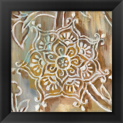 Framed Henna III Print
