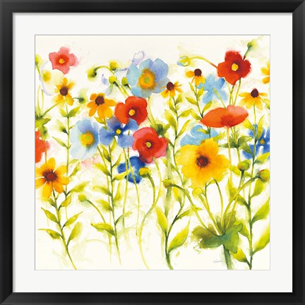 Framed Americana Meadow I Print