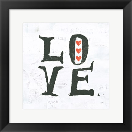 Framed Love Print